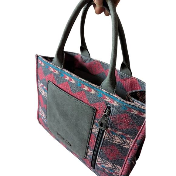 Montana West Tote Bag Top Handle Satchel Purse Boho Aztec Southwest Wallet Set - Picture 3 of 14